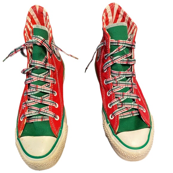 Converse Shoes - RARE Converse Christmas Holiday High Tops Sneakers OG Box 6.5 Women’s